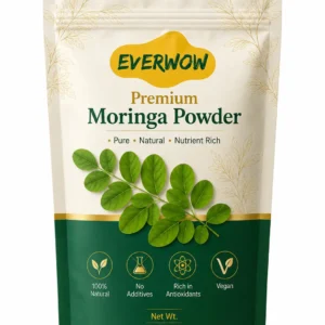 EVERWOW Premium Moringa Powder 200g – 100% Pure Natural Moringa Leaf Powder
